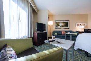 King Suite with Sofa Bed room in SpringHill Suites Devens Common Center