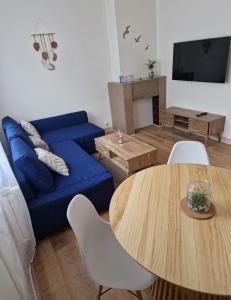 Appartements Caprices des vagues - A 300 m de la plage et a 4 kilometres de Nausicaa, Place de parking privee, Eau douce, Netflix, Primes Video, Wifi haut debit : photos des chambres