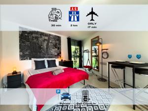 Les Entrepreneurs - Appartements neufs et spacieux, proche RER C et Aeroport Orly : photos des chambres