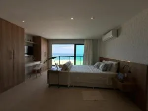 Luxuoso flat na praia de Itaipuacu - 马里卡