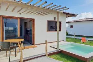 The Point Bangalô Pé na Areia em Fortim - 福廷