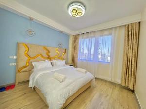 modern living two bedroom apartment with heated swimming pool well equipped gym ample parking space children playing ground and a relaxing rooftop with breathtaking scenic views