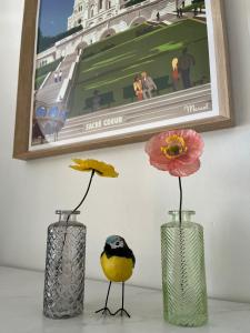 Appartements Studio avec terrasse charmante a -10mn du metro 4 : photos des chambres