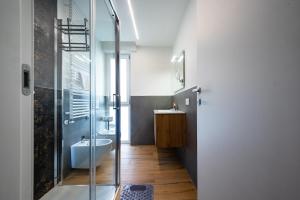 Modern Red Flat in Verona