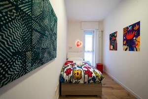 Modern Red Flat in Verona