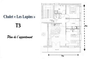 Appartements Chalet les lupins-T3 : photos des chambres