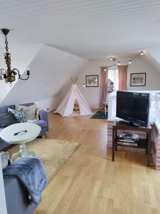 Storstugan nära havet