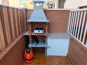 Estudio con terraza junto al mar