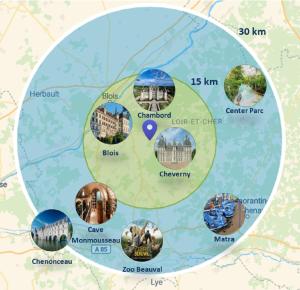 Maisons de vacances Le petit Oberlin, entre Chambord et Zoo Beauval : photos des chambres