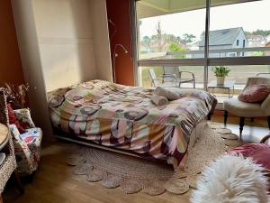 Studio 2 pers, balcon, parking