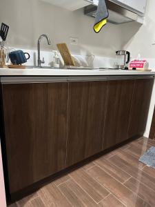 A King-size bed at Air Residences Condo, Ayala Ave, Makati