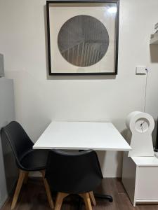 King size bed at Air Residences Condo, Ayala Ave, Makati