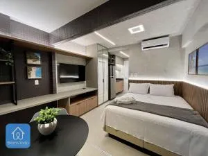 Estúdio Lindo e Decorado No Barra Conceito - Barra