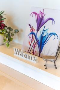 You can enter the beach by swimwear from the room