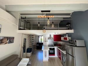 Appartements Le chant des Cigales STUDIO Duplex climatise pres des plages : photos des chambres