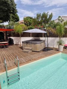 Maisons de vacances Maison avec SPA et PISCINE 2 chambres : photos des chambres