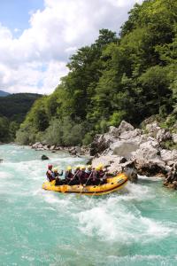 Family apartments Soča Splash Home 