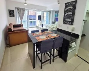 Book Santos Unlimited 1216 - Vista Lateral do Mar - Campo Grande