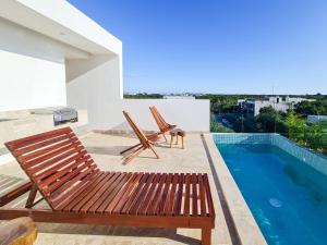 sunrise 203 Cozy Studio in Aldea Zama Beach Access!