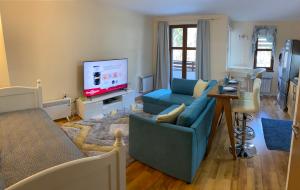 Ski to door at Mountain View 1BR condo Bansko