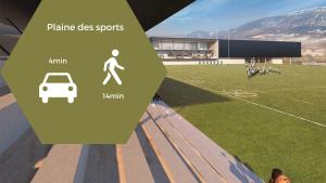 Appartements *Le Golden Blue* Magnifique T3 a 5min du centre avec parking gratuit : Appartement 2 Chambres