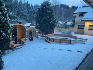 Chata Na Makově s vířivkou a finskou saunou