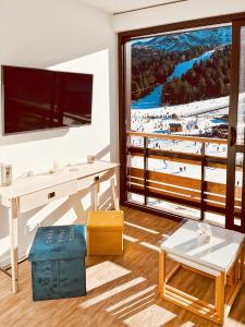 Appartements Le Haut Griou aux pieds sur les pistes, 8pers, coeur station, Le Lioran : photos des chambres