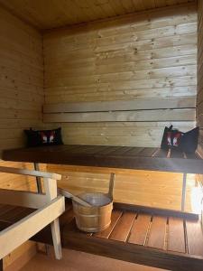 Two room apartment with a private sauna from the center