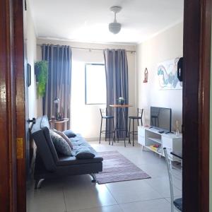 Frente mar, garagem e wi-fi no Caiçara - PG