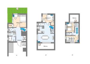 Independent Home - One Minute Walk to Rail Hub - Direct Link to Asakusa Ueno Ginza Tokyo Sky Tower - 102 Square Meters with Four Rooms One Living Area Two Restrooms Two Baths - Easy Link to Both Major Airports