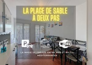 2-room, 4 guests, beachport 5 min, Wi-Fi, parking