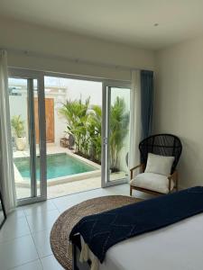 Amazing rice field-view Villa 3min walk to the sea