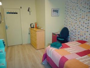 Chambre dans maison mosaïquée