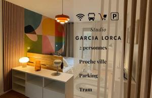 Appartements 089 - Garcia Lorca -Parking - Tram - 2 pers : photos des chambres