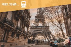 Appartements L-Evasion Design - Rooftop - 8 min Gare Orly : photos des chambres