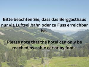 Berggasthaus Holzegg - Accessible Only by Cable Car