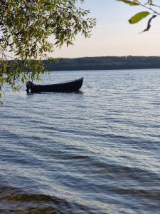Nowy domek drewniany Tu Mi Dobrze w Lubkowie z plażą