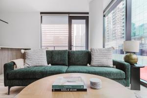 Blueground River North balcony pool nr Pier CHI-1147