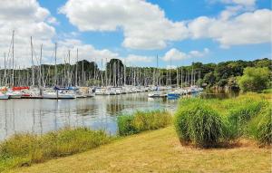 Maisons de vacances 3 Bedroom Pet Friendly Home In Arzal : photos des chambres