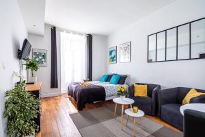 Appartements Studio equipe, gare a 200m, entre Versailles et SQY : photos des chambres