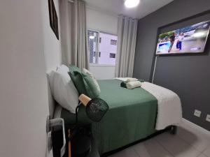 Apto inteiro 1 qto 40 mts Ed Wave Residence Ar condicionado