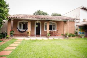 Casa com jardim e churrasqueira em Águas da Prata