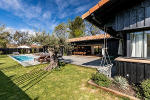 Villa Agapi - 10 personnes, piscine chauffée, pétanque - Lège cap Ferret