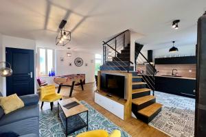 Villas Villa Platon - Jaccuzi - JardinTerrassePetanque : photos des chambres