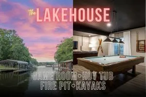 Lakefront, Game Room, Hot Tub, Fire Pit - Rockwell