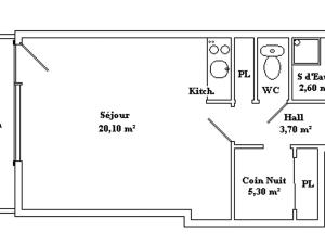 Appartements Studio cabine au centre, balcon sud, parking, proche pistes et commerces - FR-1-459-89 : photos des chambres
