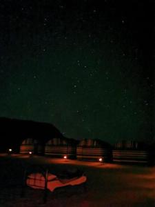 Wadi rum under stars