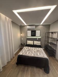 Apto aconchegante vista mar , tv, wifi e ar - Praia São Vicente