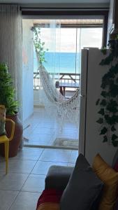 Pe na areia com vista