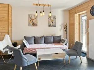 Chalet les Estives au pied des pistes, le lioran, terrasse, 2 chambres, 4 lits - 拉维西尔